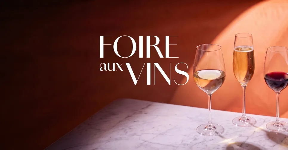 Feria de vinos: -20 % inmediato en toda la web