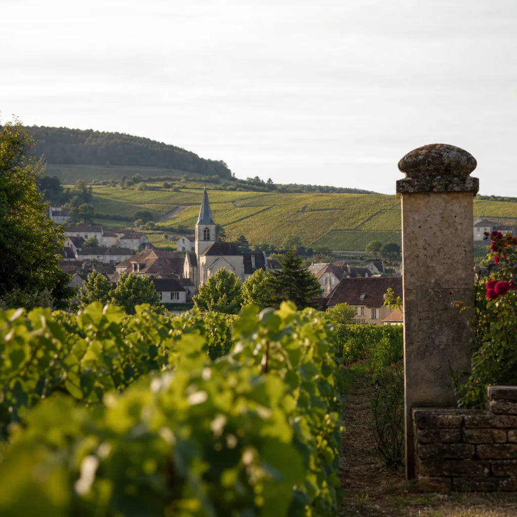Vignes de Chambolle-Musigny sur la Côte de Nuits en Bourgogne